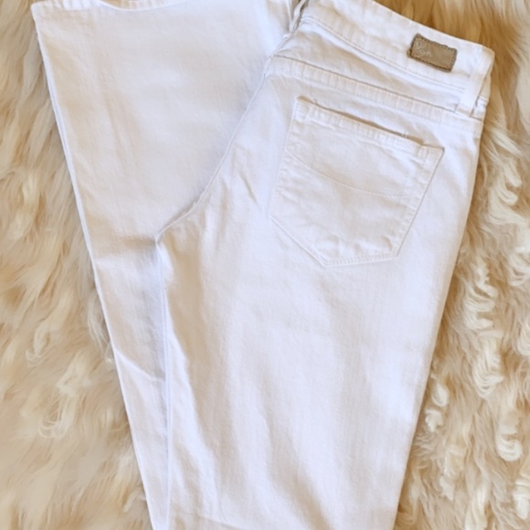 Paige Lauren Cayon low rise White bootcut Jeans - Picture 7 of 9